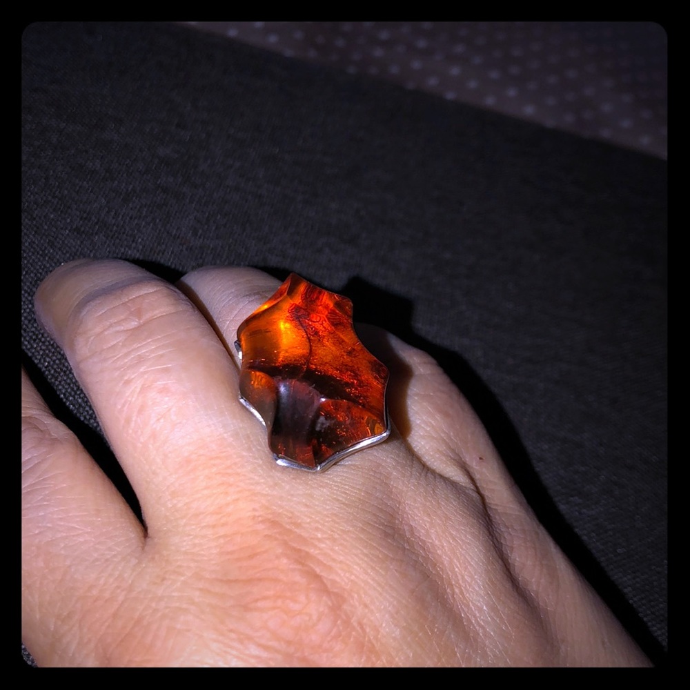 Amber ring size 6